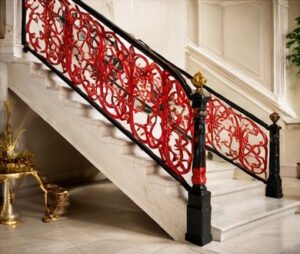 Metal Design Stairs Grills